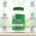 Health Thru Nutrition CoQ-10 100mg with BioPerine - 360 Softgels - image 3