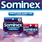 Sominex Nighttime Sleep Aid with Diphenhydramine HCl - 72 Tablets - image 4