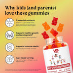 VITA GLOBE Kids Multivitamin Gummies with Vitamins A C D E - 60 Gummies - image 4