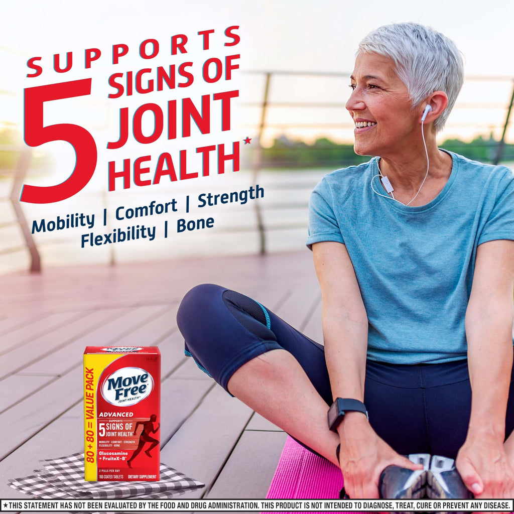 Move Free Advanced Glucosamine Chondroitin Joint Support - 160 Tablets - image 4