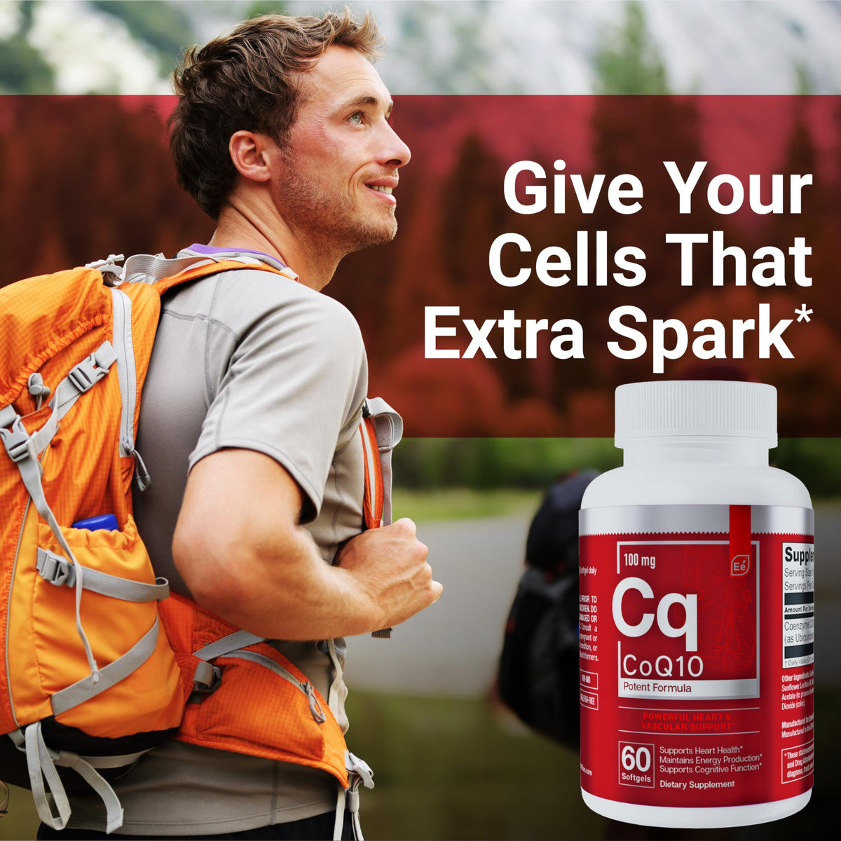 Essential Elements CoQ10 100mg Softgels for Heart Support - 60 Softgels - image 4