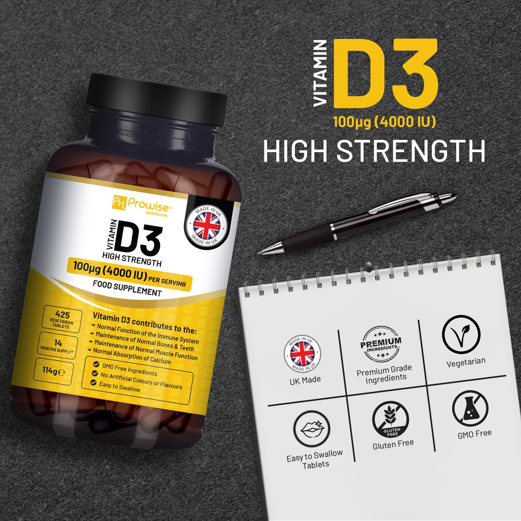 PH Prowise Healthcare Vitamin D3 4000 IU - 425 Tablets - image 7