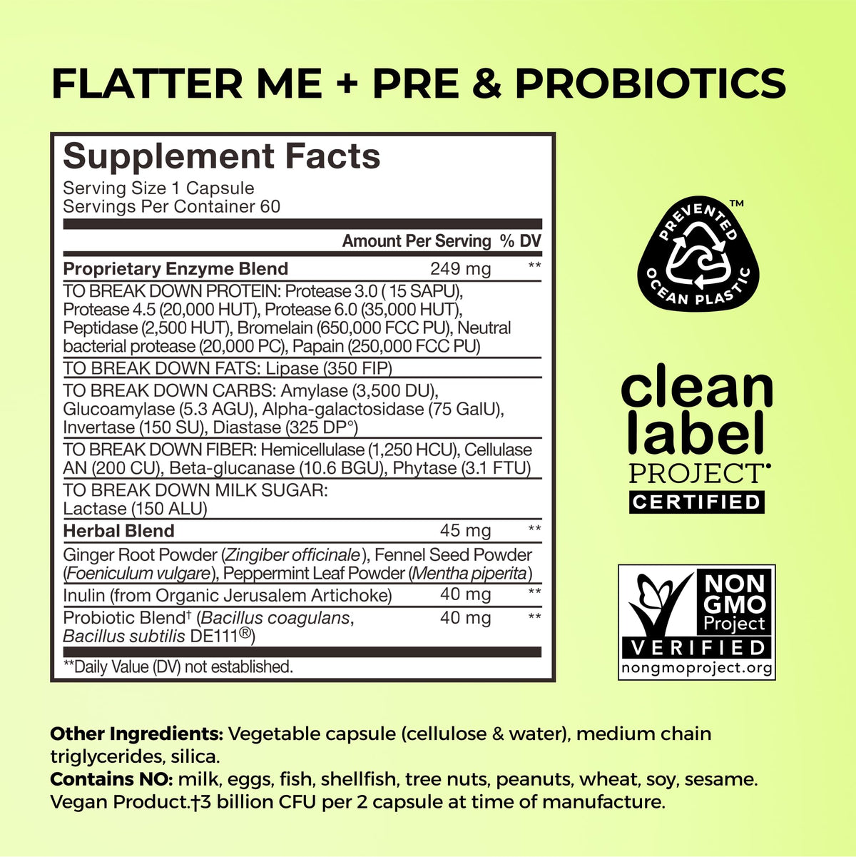 HUM Flatter Me Supplement for Daily Bloating - Parent SKU