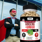 Kaya Naturals Red Panax Ginseng + Ginkgo Biloba