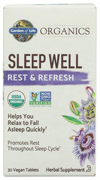 Garden of Life Organics Sleep Well Rest & Refresh Tablets - 30 Tablets - image 4