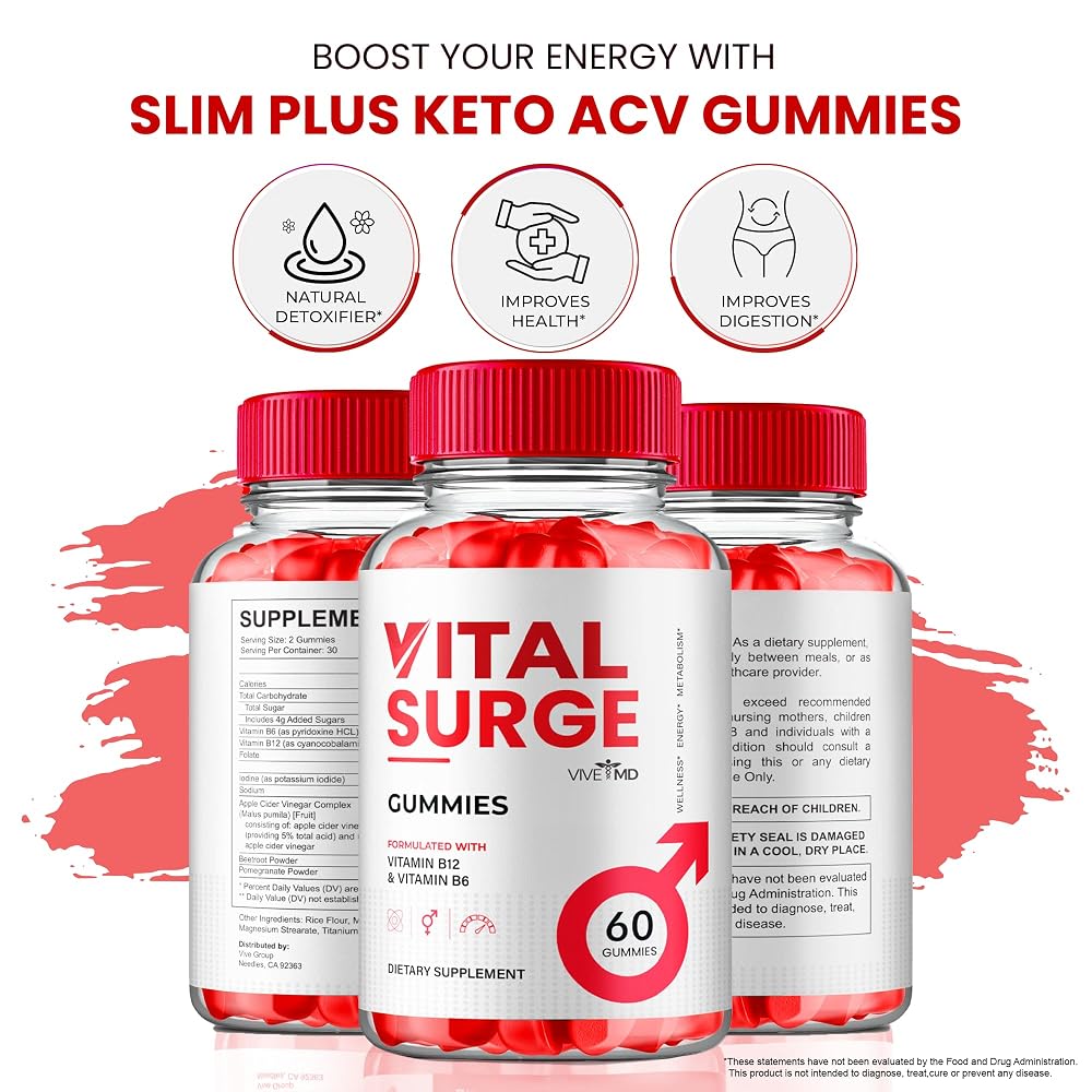 VIVE MD Vital Surge ACV Gummies 1000mg Apple Cider Vinegar - 300 Count - image 7