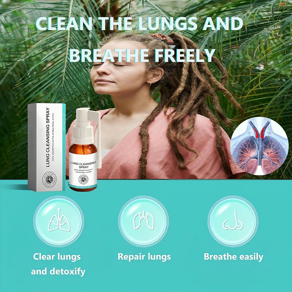 linpel Cleansing Spray Breath Easy -Herbal Oral Fresh Spray mullein