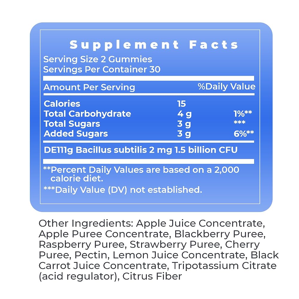 Premier Research Labs Probiotic Gummies for Gut Health - 60 Gummies - image 7
