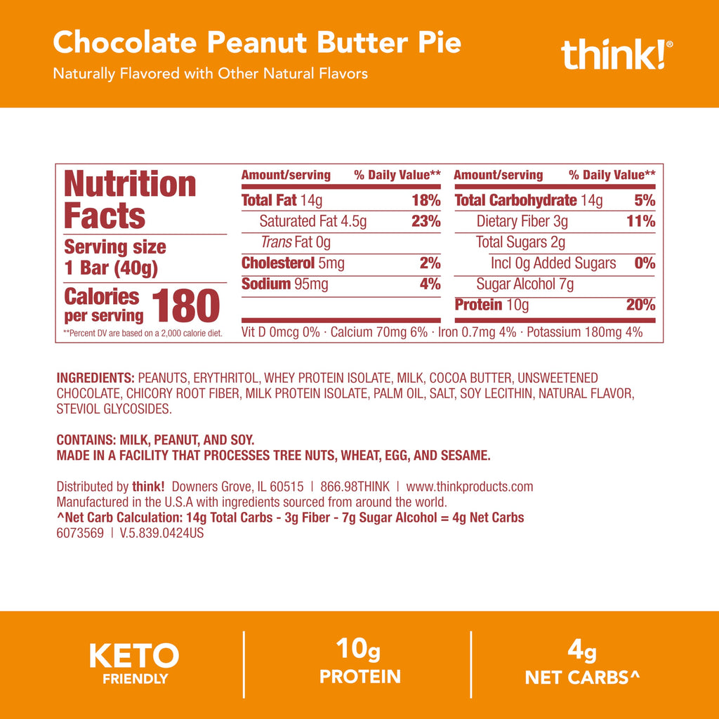 thinkThin think! Delight, Keto Protein Bars