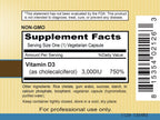 Priority One Vitamins Sun D3 3000 IU - 90 Vegetarian Capsules - image 3
