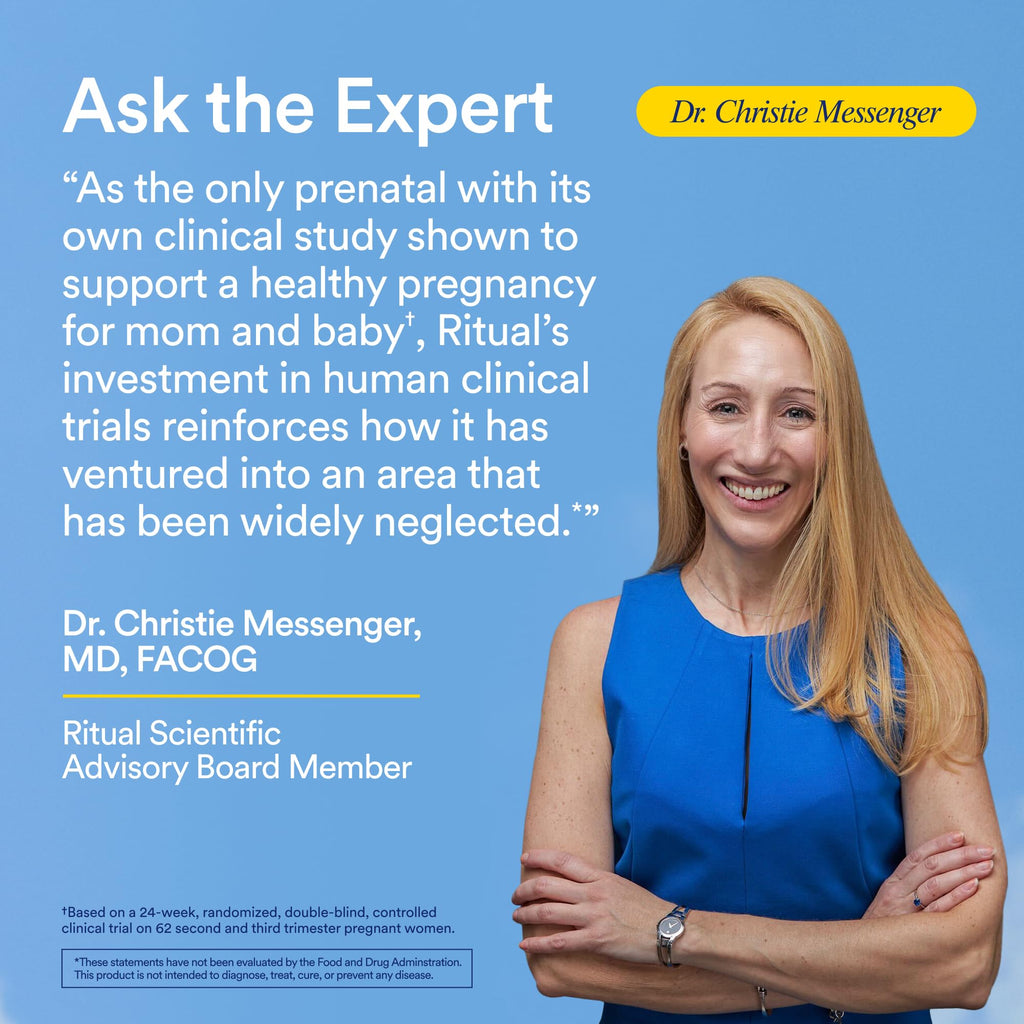 Ritual Prenatal Vitamins: Folate & Choline for Neural Tube Support