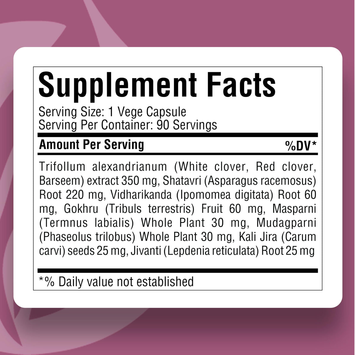 Herbsforever Female 30 Plus Women's Health Multivitamin - 90 Vegetarian Capsules - image 3