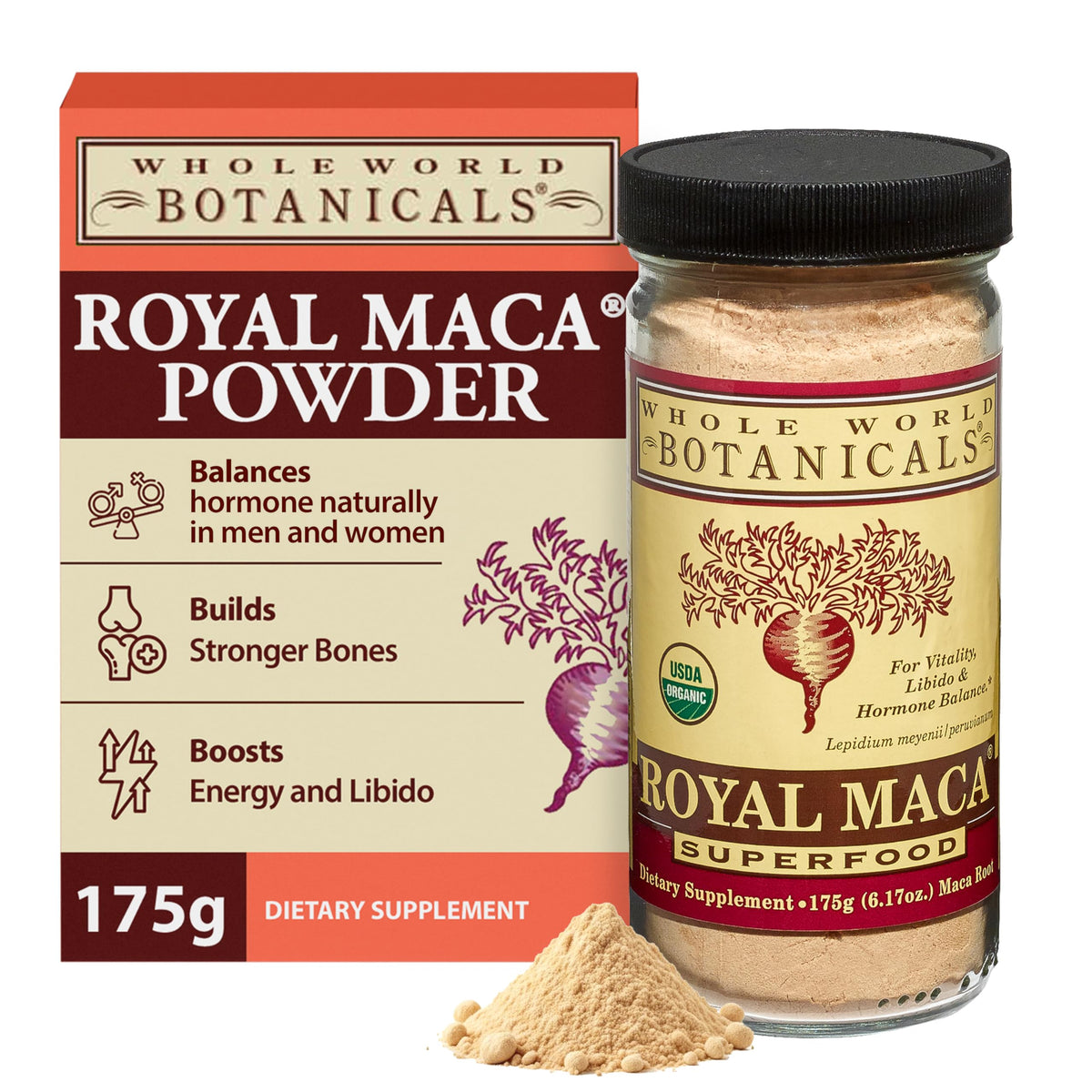 Whole World Botanicals Royal Maca Powder - 175g