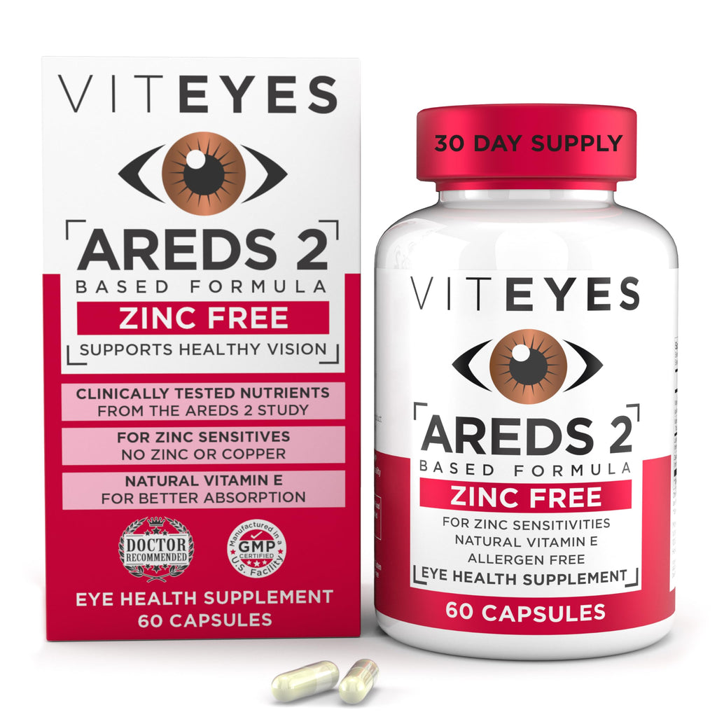 Viteyes AREDS 2 Zinc Free Macular Support - 60 Capsules