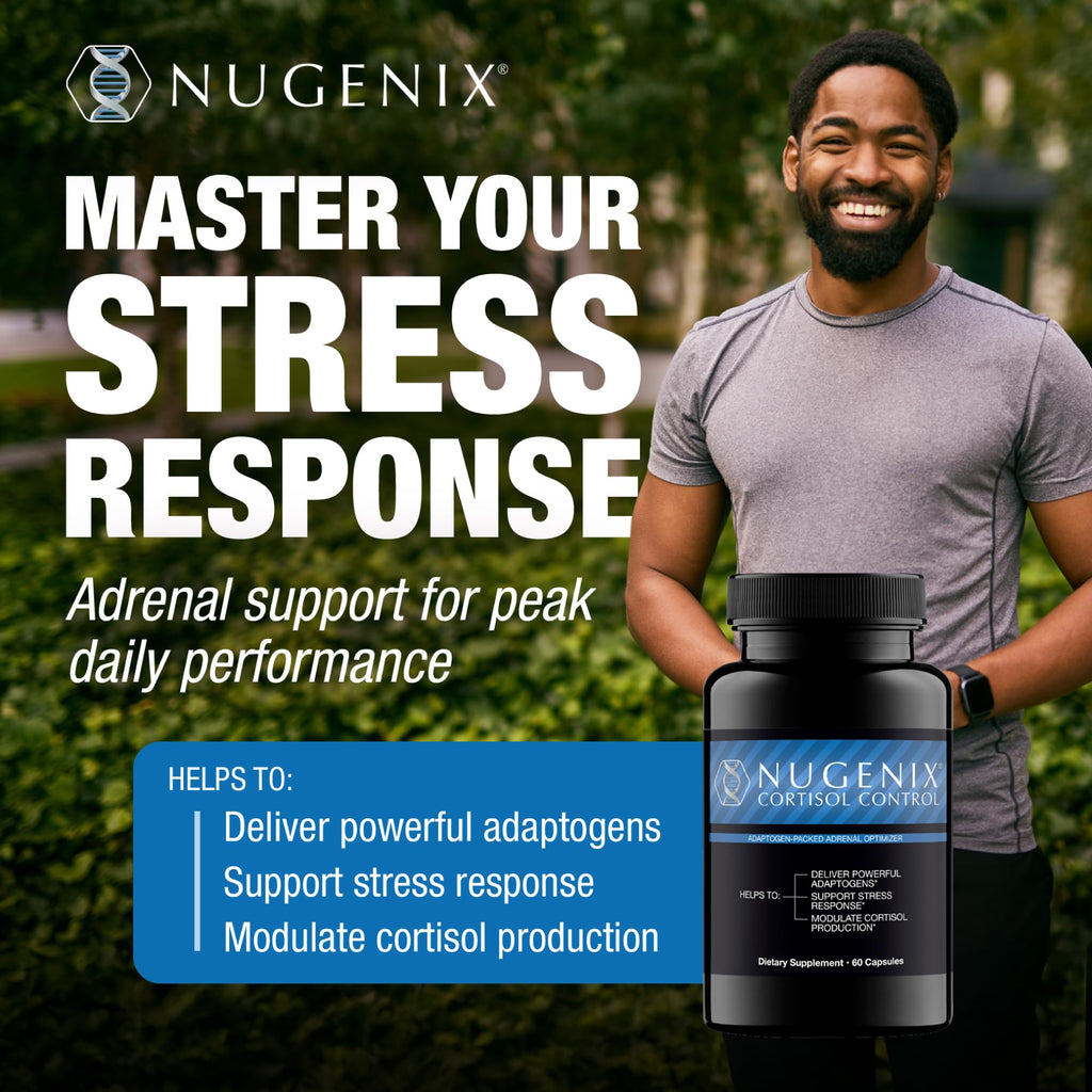 Nugenix Cortisol Control Adrenal Support - 60 Capsules - image 3