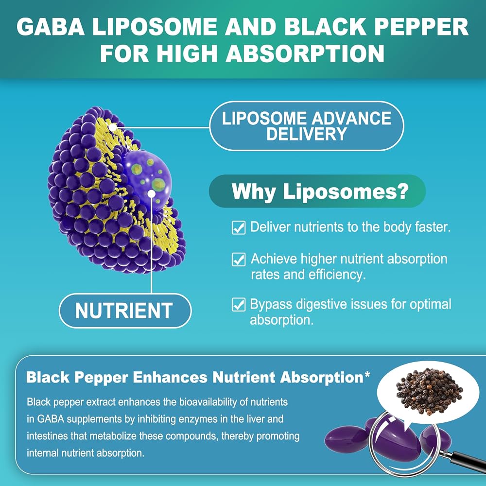 LILICARE GABA Supplement - 1000 mg