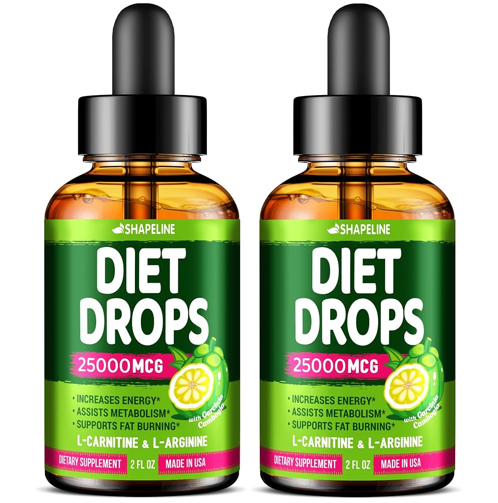 SHAPELINE Diet Drops Appetite Suppressant Berry - 2 Pack