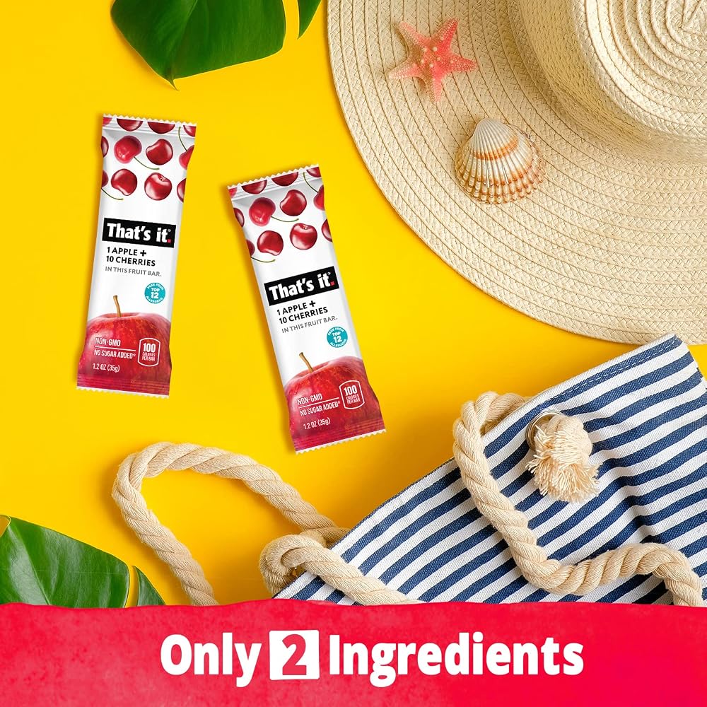 That's it. Apple + Cherry 100% Natural Fruit Bar - 12 Pack - image 6