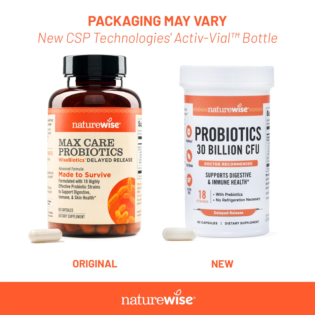 NatureWise Max Probiotics 30 Billion CFU 18 Strains - 60 Capsules - image 2
