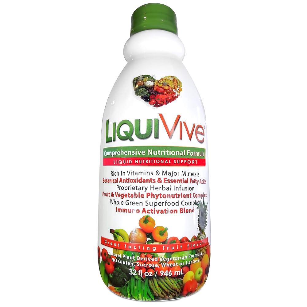 Life Miracle LiquiVive Liquid Multivitamin Immune Support - 32 fl oz