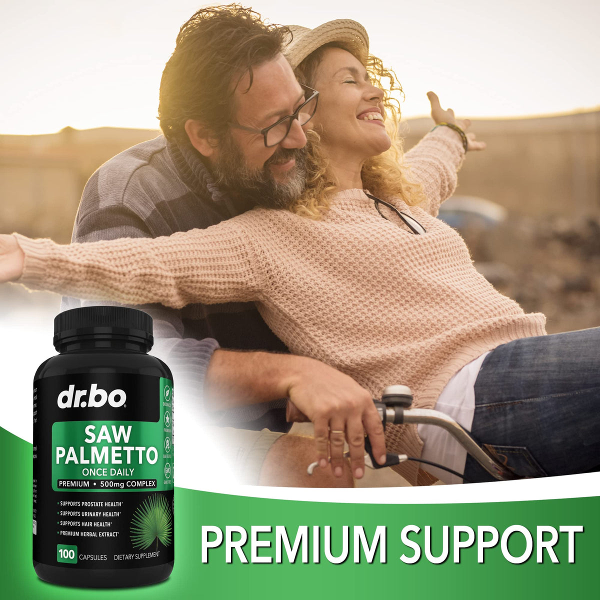 DR. BO Saw Palmetto Prostate Health Hair Growth Supplement - 100 Capsules - image 5