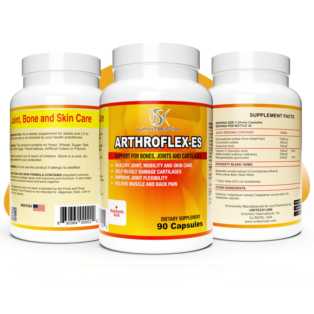 USK Arthroflex-ES Joint Support Supplement - 60 Capsules - image 6