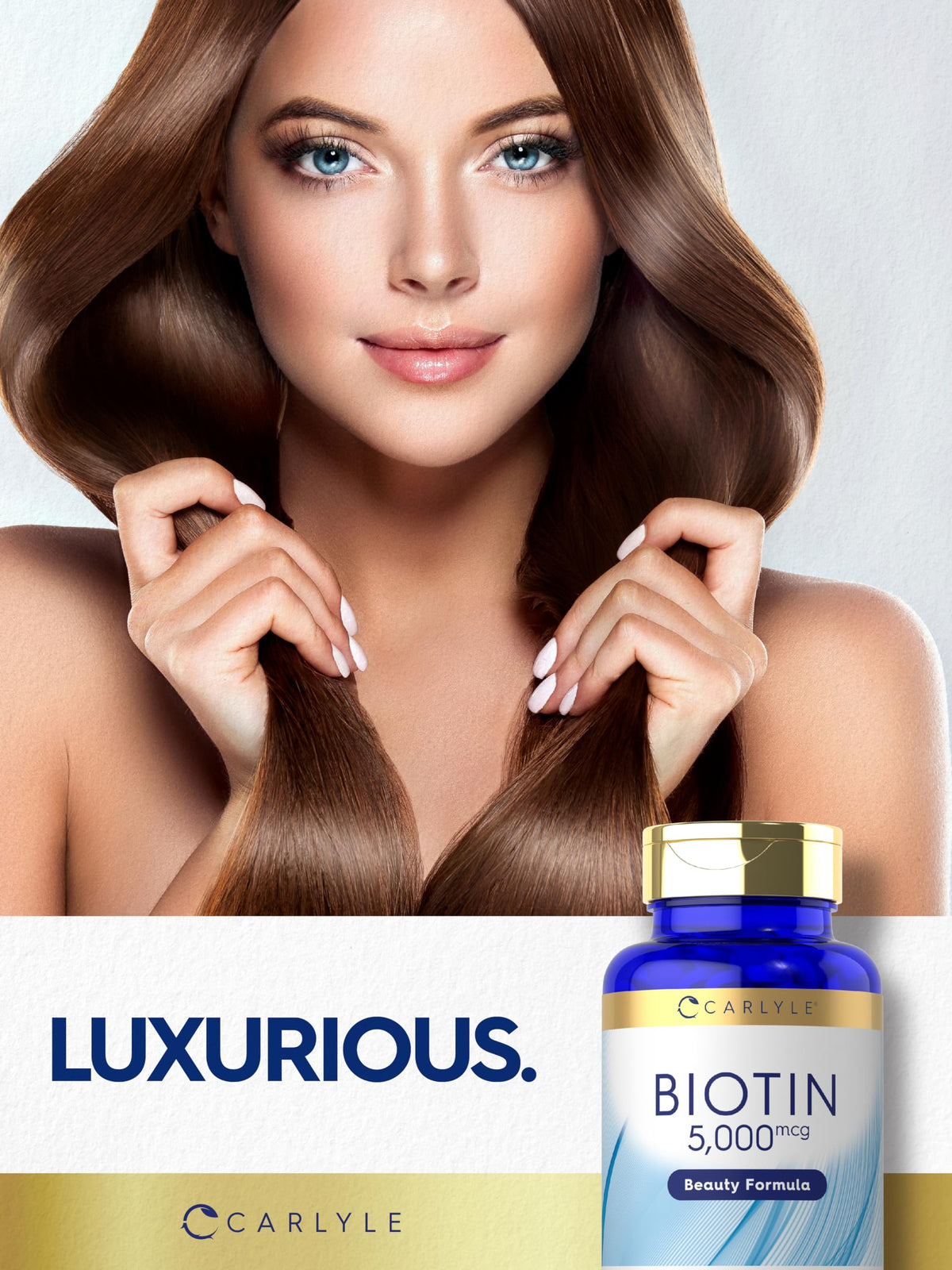 Carlyle Biotin 5000mcg for Hair, Skin, and Nails - 360 Tablets - image 6