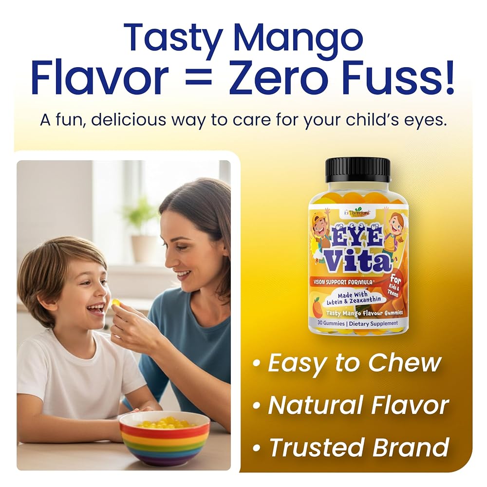 Therefore Kids Eye Vitamins Lutein 12mg - 30 Gummies - image 6
