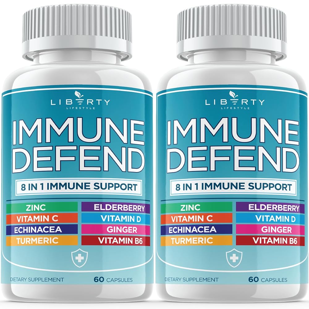 Liberty Lifestyle 8 in 1 Immune Supplement with Echinacea