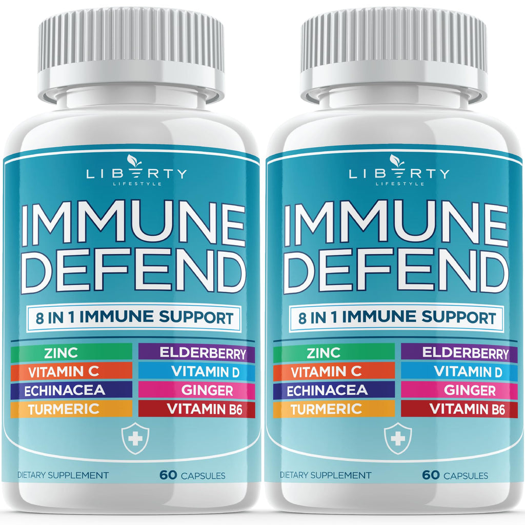 Liberty Lifestyle 8 in 1 Immune Supplement with Echinacea