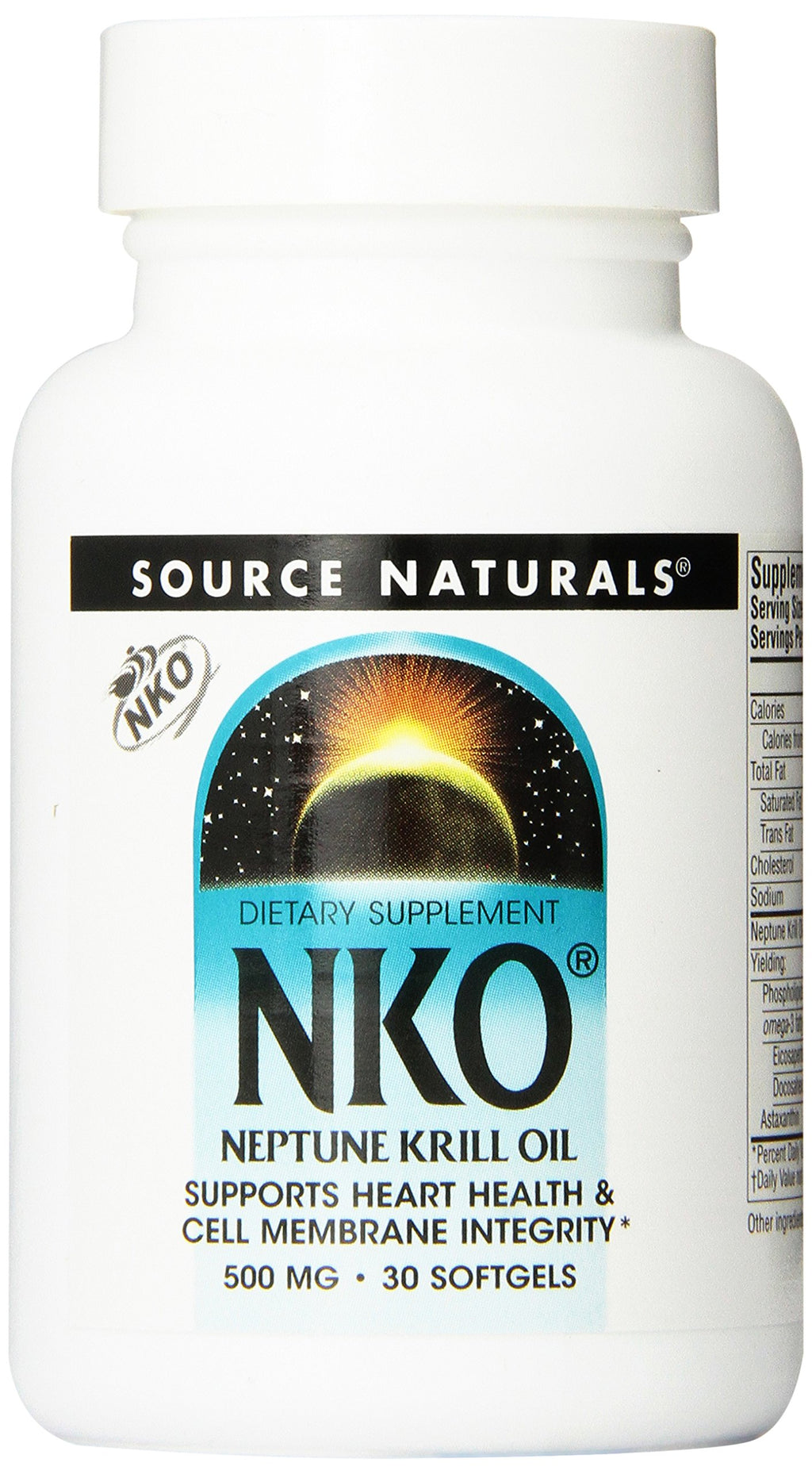 Source Naturals NKO Neptune Krill Oil 500mg Supports Heart Health