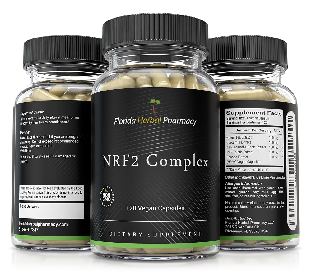 Florida Herbal Pharmacy NRF2 Complex Supplement - 120 Capsules - image 4