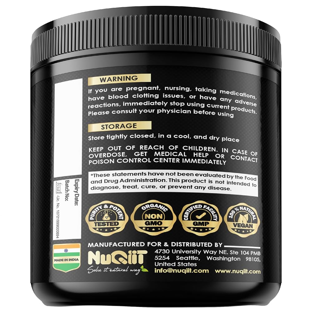 NUQIIT 3in1 GABA L-Theanine 5-HTP Brain Support - 90 Capsules - image 8