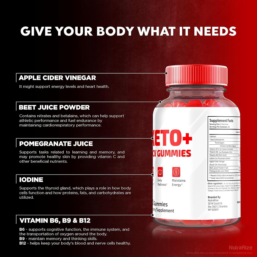 NutraRize Ketosyn ACV Keto Gummies Maximum Strength - 60 Gummies - image 5
