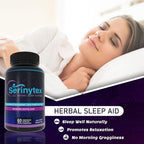 Serinytex Sleep Support for Adults with L-Theanine - 60 Vegetarian Capsules - image 2