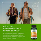 Swanson Vitamin D3 5000 IU Softgels, Cholecalciferol, 125 mcg
