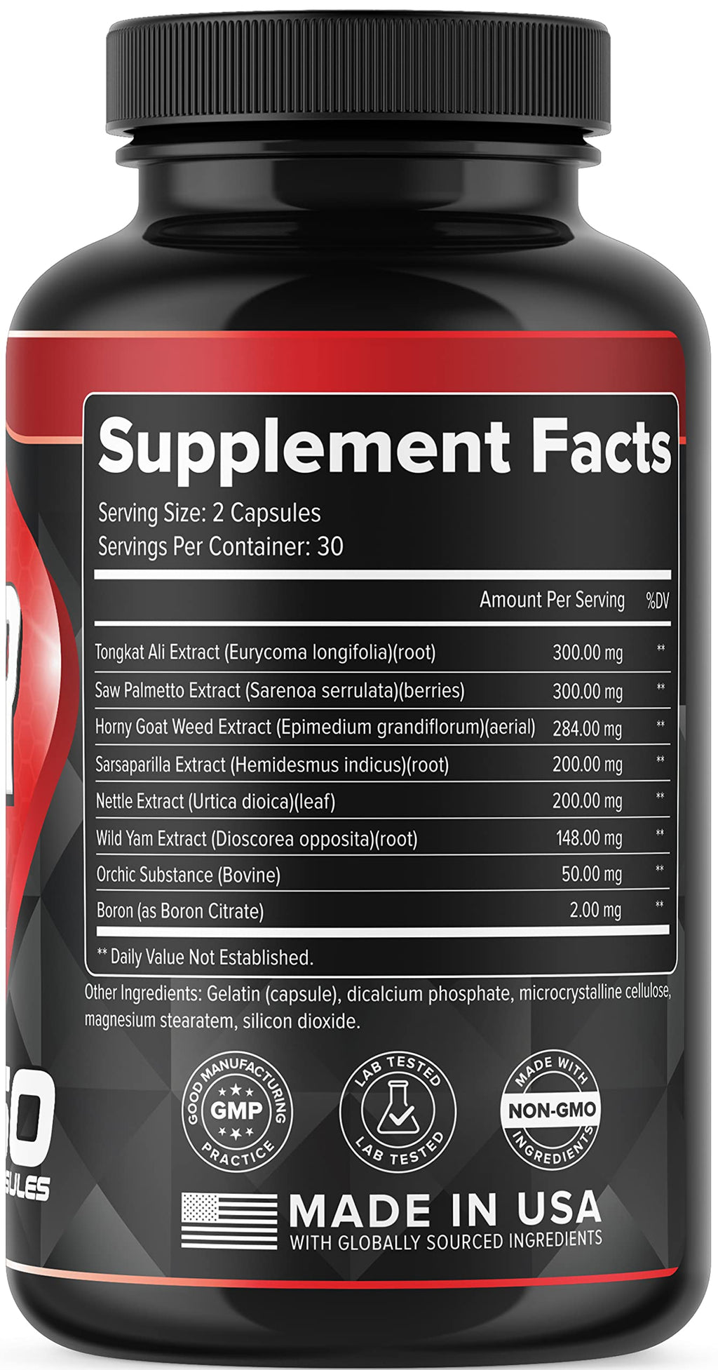 TRUE VITAMINS Testosterone Booster for Men - 60 Capsules - image 6