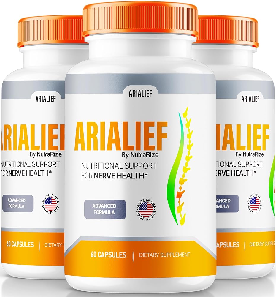 NutraRize Arialief Nerve Health Support Capsules - 180 Count