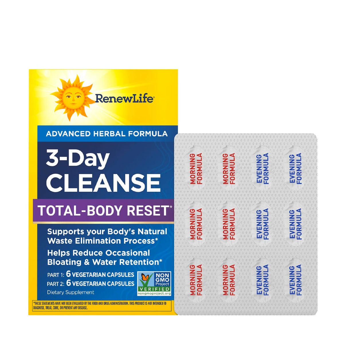 Renew Life 3-Day Cleanse Total Body Reset - 12 Capsules