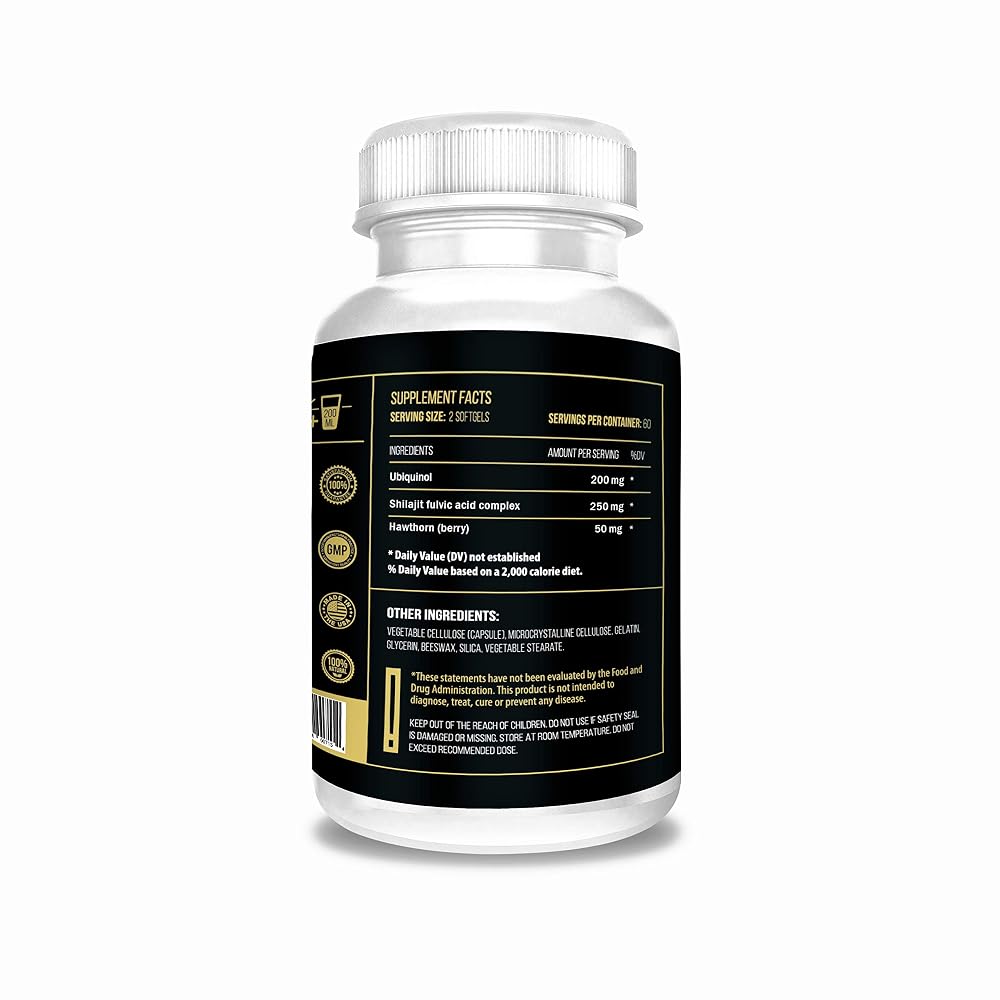 ACTIF Super Ubiquinol CoQ10 200mg - 120 Softgels - image 2