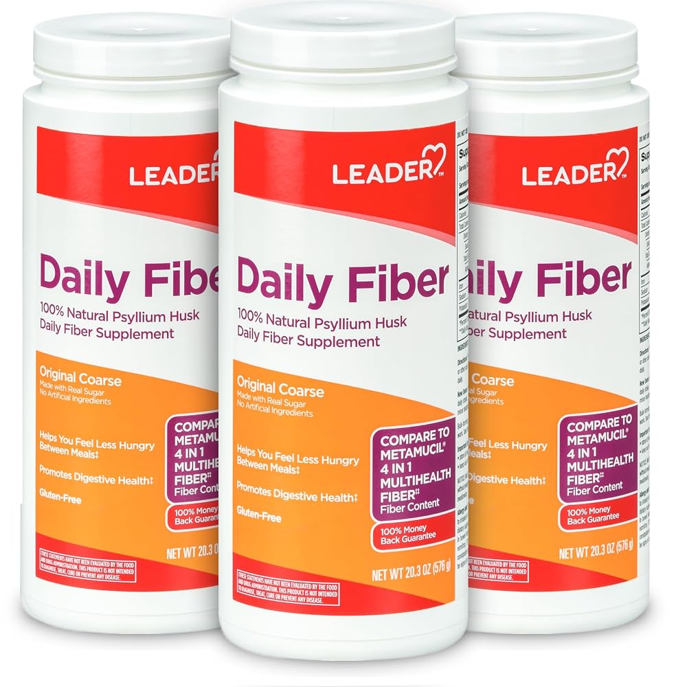 Leader Psyllium Husk Powder Supplement