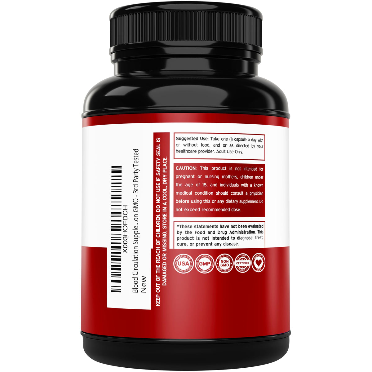 DORADO NUTRITION Blood Circulation Supplement - 150 Capsules - image 3