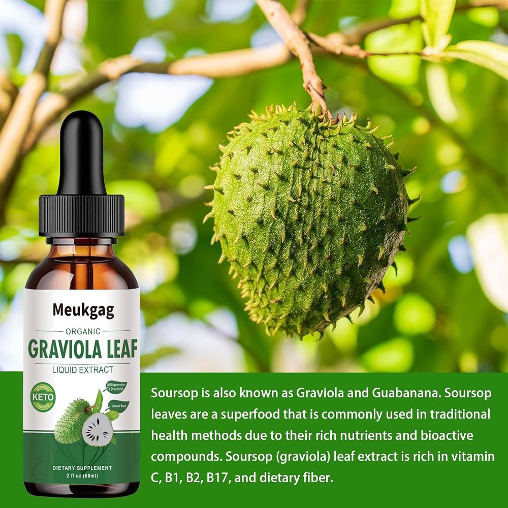 Meukgag Soursop Graviola Leaf Extract Liquid - 60 mL - image 4