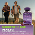 Viva Naturals Black Elderberry Vitamin C Zinc Gummies - 120 Count - image 6