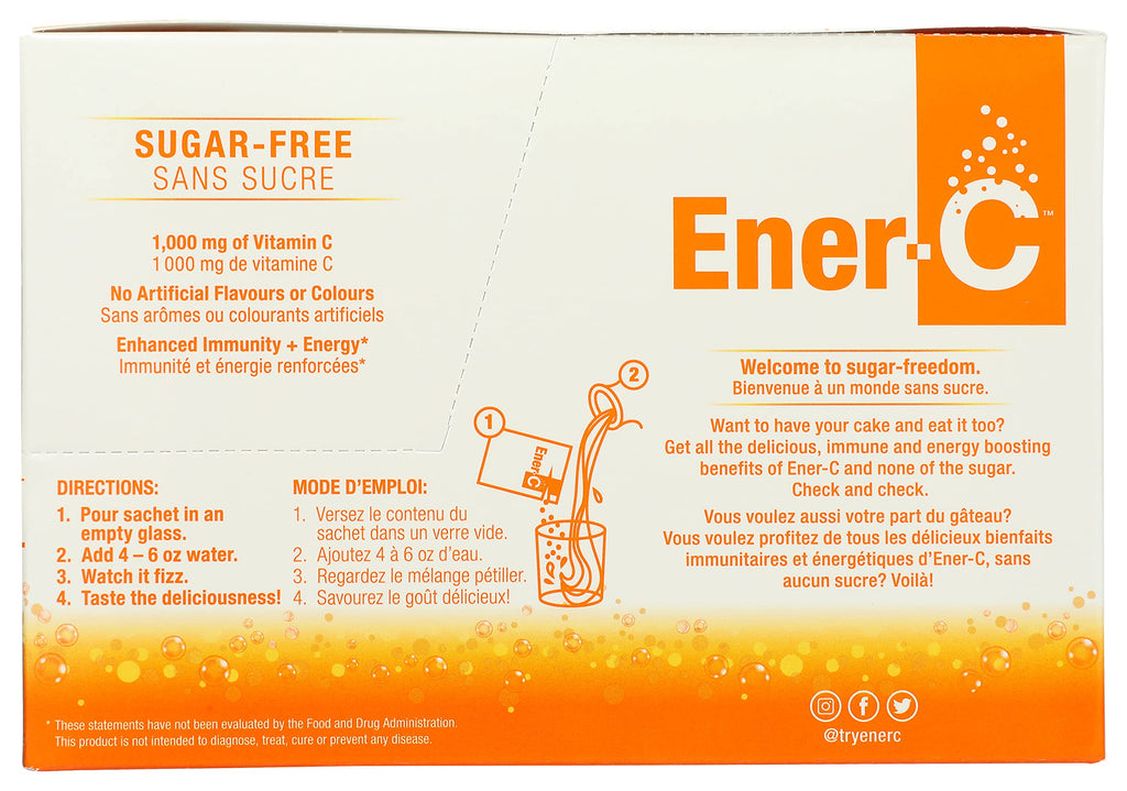 Ener-C Multivitamin Drink Mix Sugar Free Orange - 30 Packets - image 2