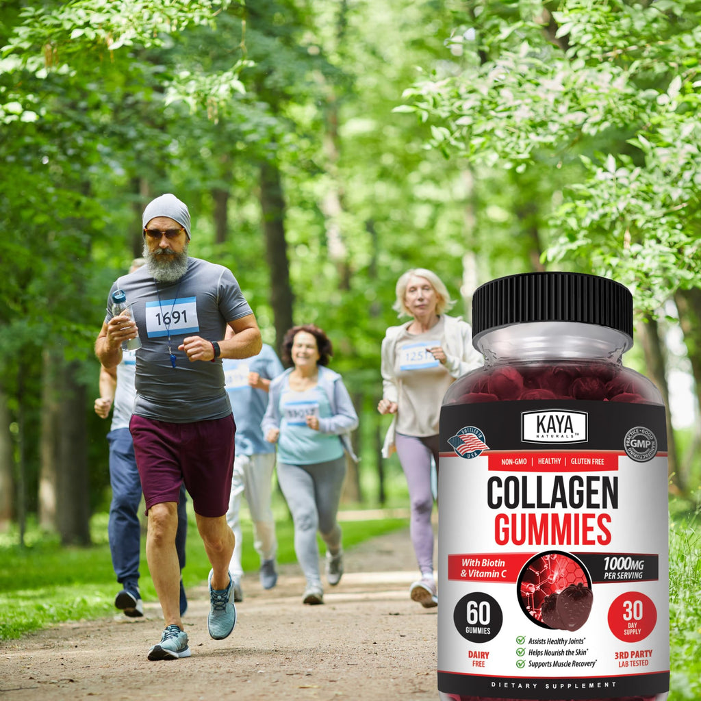 Kaya Naturals Collagen Gummies for Men & Women - Collagen Supplement