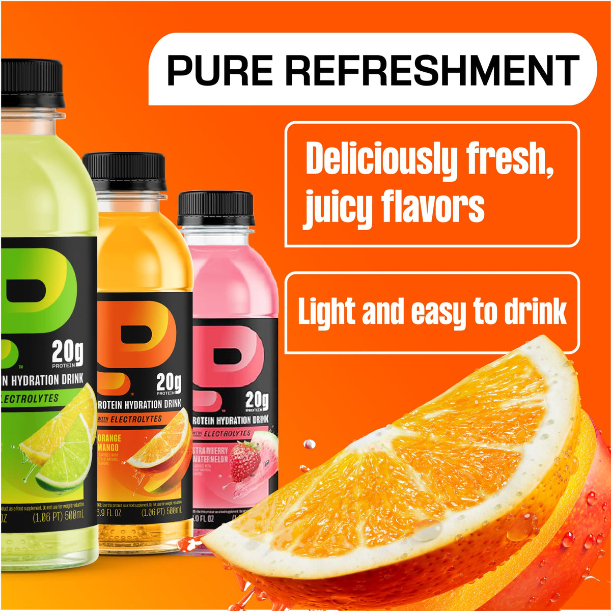 Protein2o Hydration Drink - 2-in-1 Liquid Clear Whey Protein Isolate