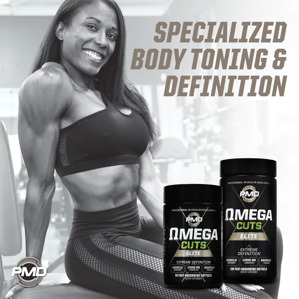 PMD Sports Omega Cuts Elite CLA Fat Loss Formula - 180 Softgels - image 6