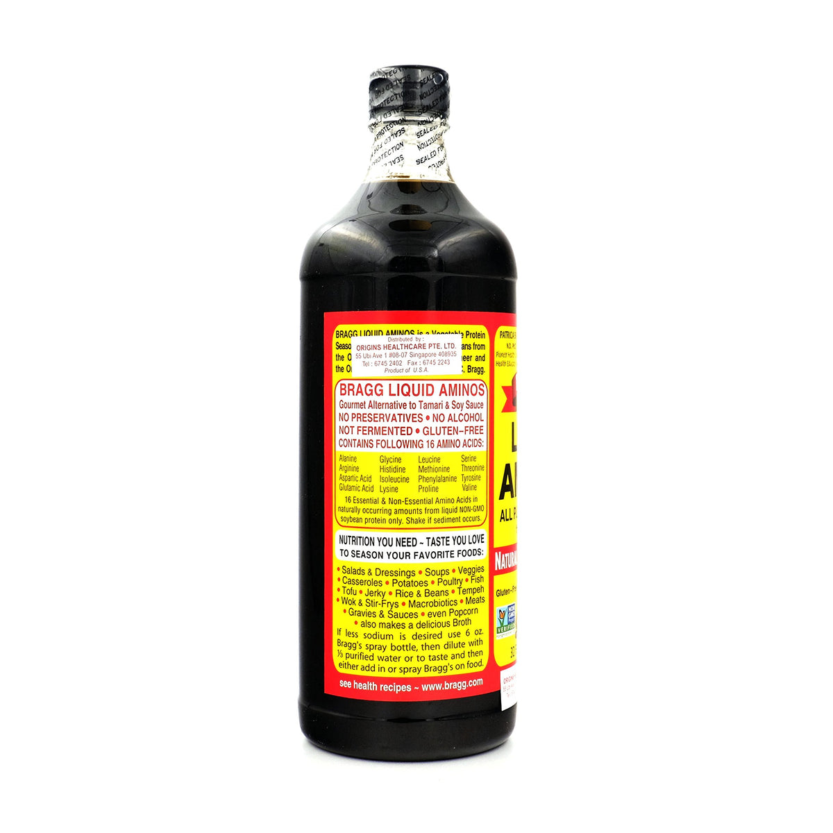 Bragg Amino Protein Concentrate Liquid - 12 Pack (32 oz each) - image 3