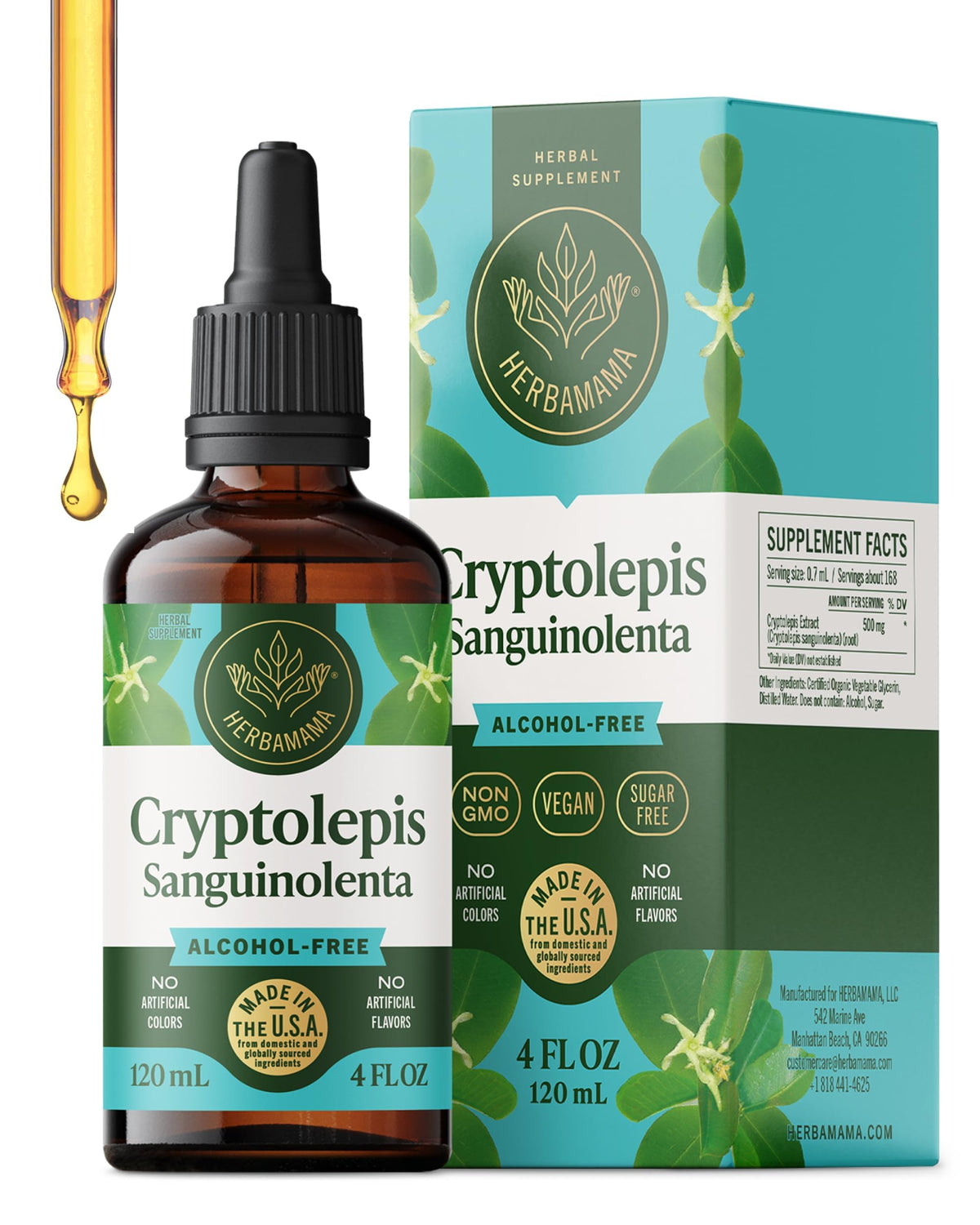 HERBAMAMA Cryptolepis Liquid Extract - Cryptolepis Tincture